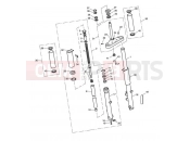 Triumph 2013 AMERICA EFI Front Forks & Lower Yoke 468390