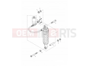 Triumph 2001 TIGER 885i 71699 > 124105 Rear Suspension Unit