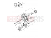 Triumph 2001 TIGER 885i 71699 > 124105 Rear Wheel