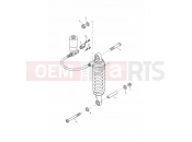 Triumph 2003 TIGER 955i 124106 > 198874 Rear Suspension Unit