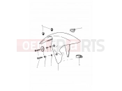 Triumph 1998 DAYTONA 595 / 955i Front Mudguard US,CA,SG Only
