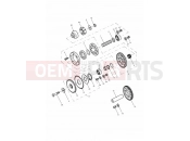 Triumph 1998 DAYTONA 595 / 955i Alternator & Starter Gears