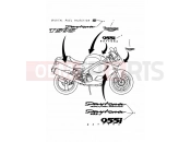 Triumph 1999 DAYTONA 595 / 955i Decals