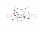 Triumph 1999 DAYTONA 595 / 955i Front Mudguard All Markets Except US,CA,SG