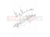 Triumph 2001 DAYTONA 595 / 955i Gear Selector Drum