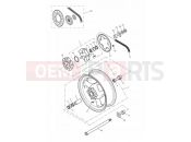 Triumph 2002 DAYTONA 955i 132513 > Rear Wheel/Final Drive Double sided swingarm