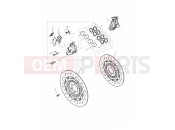 Triumph 2002 DAYTONA 955i 132513 > Front Brake Caliper & Discs