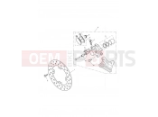 Triumph 2002 DAYTONA 955i 132513 > Rear Brake Disc and Caliper Double sided swingarm