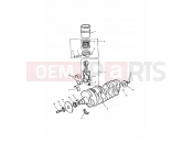 TRIUMPH DAYTONA 750/1000 Crankshaft,ConnectingRods Piston