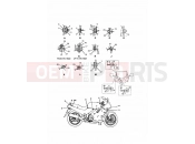 Triumph 1994 DAYTONA1200, 900 & SUPER III Bodywork Fixings