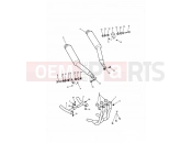 Triumph 1994 DAYTONA1200, 900 & SUPER III Exhaust System 3 Cylinder 29156 »