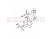 Triumph 1999 LEGEND TT Rear Brake Disc & Caliper
