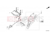 HONDA CRF1100DN Africa Twin DCT 2022 F-36 TAILLIGHT & LICENSE LIGHT