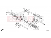 HONDA CRF1100DN Africa Twin DCT 2022 E-19-1 GEARSHIFT DRUM