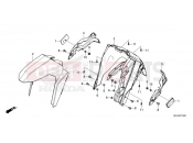 HONDA CRF1100DN Africa Twin DCT 2022 F-10 FRONT FENDER