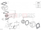 DUCATI Multistrada V2 S CYLINDERS - PISTONS