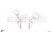 HONDA Z125 MONKEY (Z125MAN) 2022 F-3 MIRROR