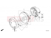 HONDA Z125 MONKEY (Z125MAN) 2022 F-1 HEADLIGHT