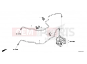 HONDA Z125 MONKEY (Z125MAN) 2022 F-5-40 BRAKE PIPE
