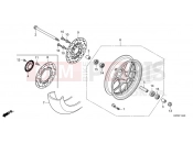 HONDA Z125 MONKEY (Z125MAN) 2022 F-14-40 FRONT WHEEL