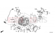 HONDA Z125 MONKEY (Z125MAN) 2022 E-2 CYLINDER HEAD
