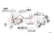 HONDA Z125 MONKEY (Z125MAN) 2022 F-49 CAUTION LABEL