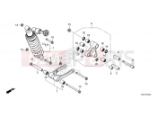 HONDA NT1100 DCT (NT1100DN) 2022 F-33 REAR CUSHION