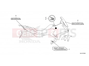 HONDA NT1100 DCT (NT1100DN) 2022 F-50 MARK & EMBLEM