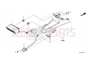 HONDA NT1100 DCT (NT1100DN) 2022 F-36 TAILLIGHT & LICENSE LIGHT