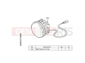 HONDA NT1100 DCT (NT1100DN) 2022 V73-22-09 KIT,FRONT FOG LIGHT