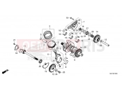 HONDA NT1100 DCT (NT1100DN) 2022 E-16 CRANKSHAFT & PISTON