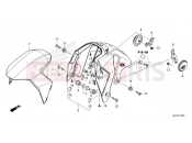 HONDA NT1100 DCT (NT1100DN) 2022 F-10 FRONT FENDER