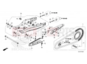 HONDA NT1100 DCT (NT1100DN) 2022 F-32 SWINGARM