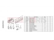 HONDA NT1100 DCT (NT1100DN) 2022 M70-22-02 KEY SYSTEM INNER CYLINDER  WAVE KEY