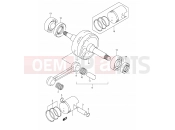 SUZUKI LT-A50 K4 (2004) (P2) CRANKSHAFT