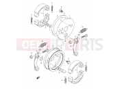SUZUKI LT-A50 K4 (2004) (P2) FRONT BRAKE