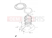 SUZUKI LT-F500F K4 (2004) (P24) FRONT BOX