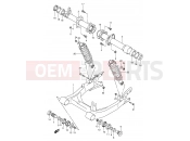 SUZUKI LT-F500F K4 (2004) (P24) REAR SWINGINGARM