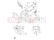 SUZUKI LT-F500F K4 (2004) (P24) FRONT FENDER (MODEL K4)