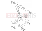 SUZUKI LT-F500F K4 (2004) (P28/P33) REAR SWINGINGARM