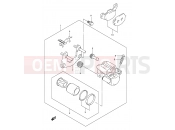 SUZUKI LT-F500F K4 (2004) (P28/P33) REAR CALIPER (MODEL K4)