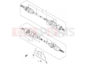 SUZUKI LT-F500F K4 (2004) (P28/P33) FRONT DRIVE SHAFT