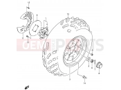 SUZUKI LT-F500F K4 (2004) (P28/P33) FRONT WHEEL