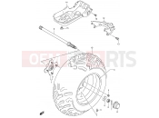SUZUKI LT-F500F K4 (2004) (P28/P33) LEFT REAR WHEEL (MODEL K4/K5)