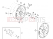 GASGAS  FRONT WHEEL