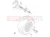 SUZUKI LT-F250 K5 (2005) (E17) FRONT WHEEL (MODEL K4/K5/K6)
