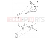 SUZUKI LT-F250 K5 (2005) (E17) MUFFLER