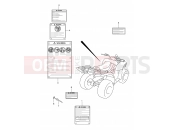 SUZUKI LT-F250 K5 (2005) (E17) LABEL (MODEL K2/K3/K4/K5)