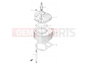 SUZUKI LT80 K6 (2006) (P1) CYLINDER