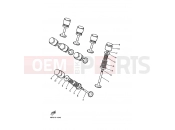 YAMAHA XJ 600 N Diversion Naked XJ600N (4KA3) 1996 VENTIL